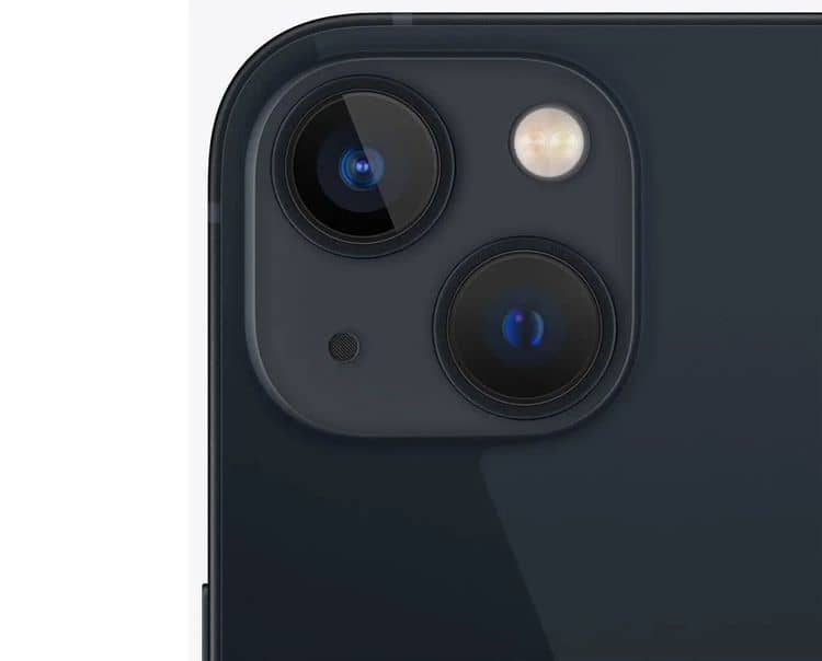 Apple iPhone 13 fotoaparát
