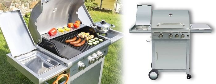 Plynový gril G21 California BBQ Premium line so 4 horákmi