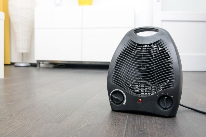 Topné těleso teplovzdušného ventilátoru