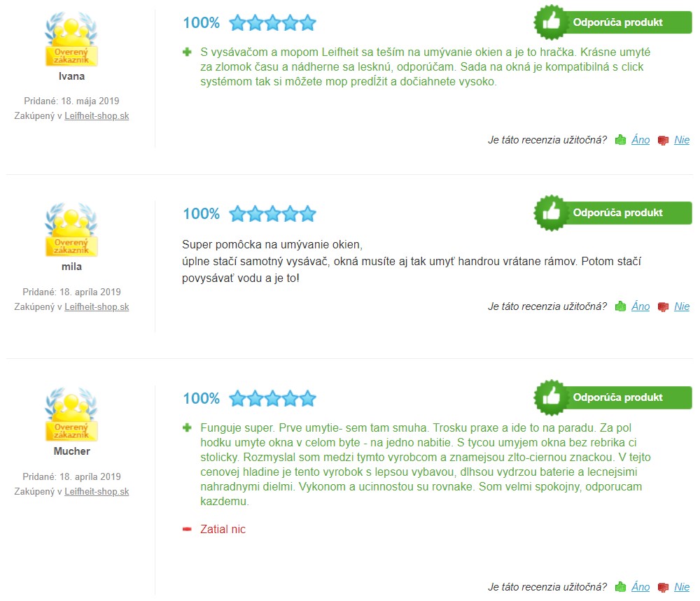 Recenzie a skúsenosti s čističom okien Leifheit 51003 Window Cleaner