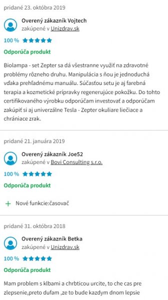 Recenzie a skúsenosti s biolampou Zepter Bioptron MedAll