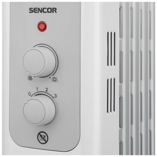 Ovládanie olejového radiátora Sencor SOH 3209WH