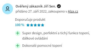 Recenzie a skúsenosti s teplovzdušným ventilátorom Elíz EBF 8 Hot & Cool