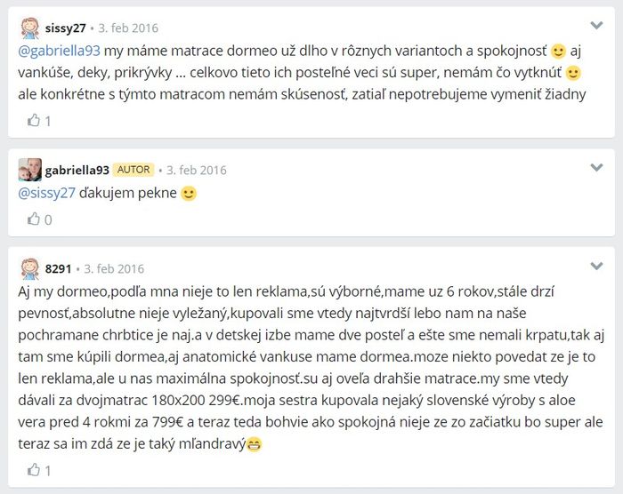 Skúsenosti s matracom Dormeo iMemory S Plus