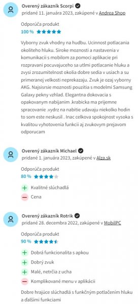 Recenzie a skúsenosti s bezdrôtovými slúchadlami do uší Samsung Galaxy Buds2 Pro