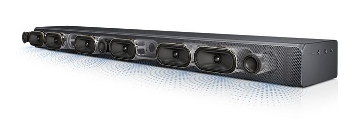 Soundbar Samsung HW-MS650 s 9 reproduktormi