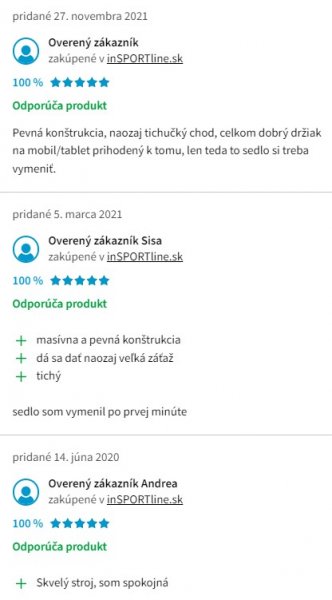 Recenzie a skúsenosti s cyklotrenažérom inSPORTline Airin