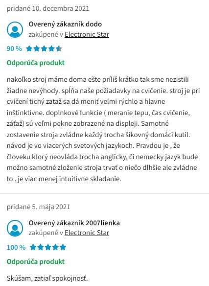 Recenzie a skúsenosti s eliptickým trenažérom Helix Star MR