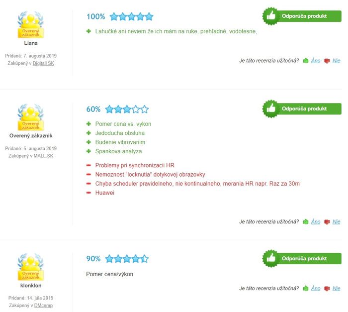 Recenzie a skúsenosti s fitness náramkom Honor Band 4