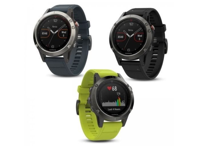 Garmin Fenix 5 v rôznych farebných prevedeniach