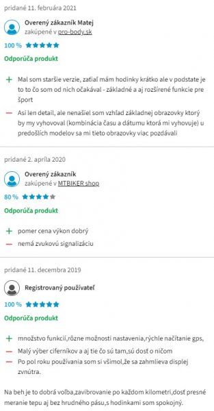 Recenzie a skúsenosti so športovými hodinkami Polar M430