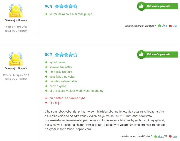 Recenzie a skúsenosti s robotom Klarstein Lucia Argentea