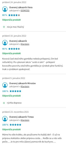 Recenzie a skúsenosti s robotom Klarstein Lucia Argentea