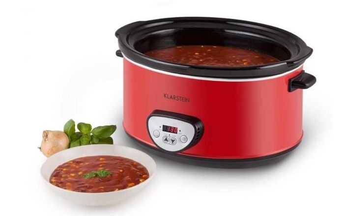 Príprava jedla v pomalom hrnci Klarstein Bankett Slow Cooker