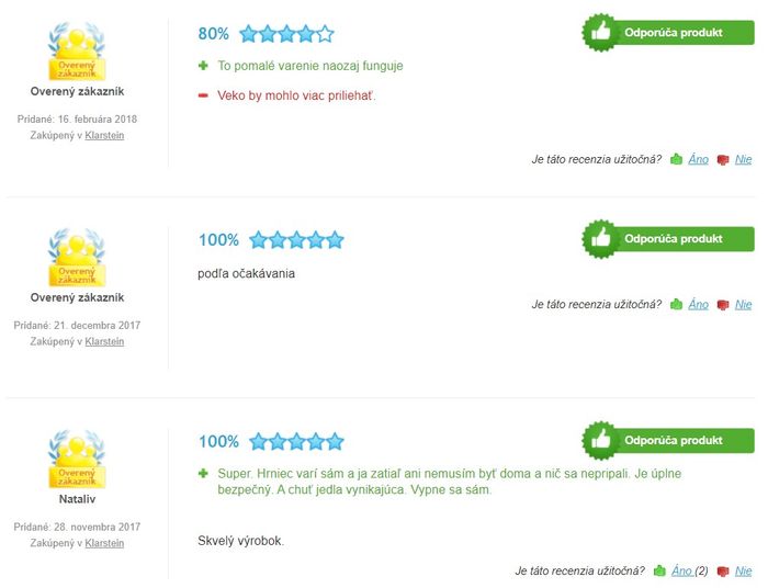 Recenzie a skúsenosti s pomalým hrncom Klarstein Bankett Slow Cooker