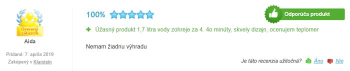 Recenzie a skúsenosti s kanvicou Klarstein Carlina