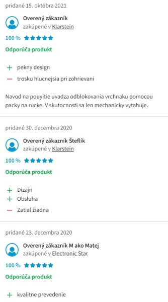 Recenzie a skúsenosti s kanvicou Klarstein Carlina