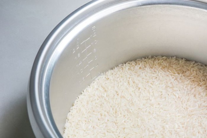 Príprava jasmínovej ryže v ryžovare