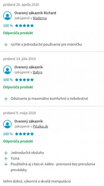 Recenzie a skúsenosti s 2-fázovou elektrickou odsávačkou Medela Swing