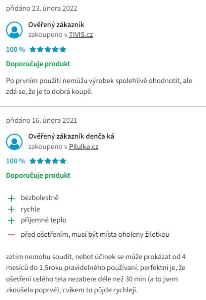 Recenzie a skúsenosti s IPL epilátorom ETA Fenité 8347 90000