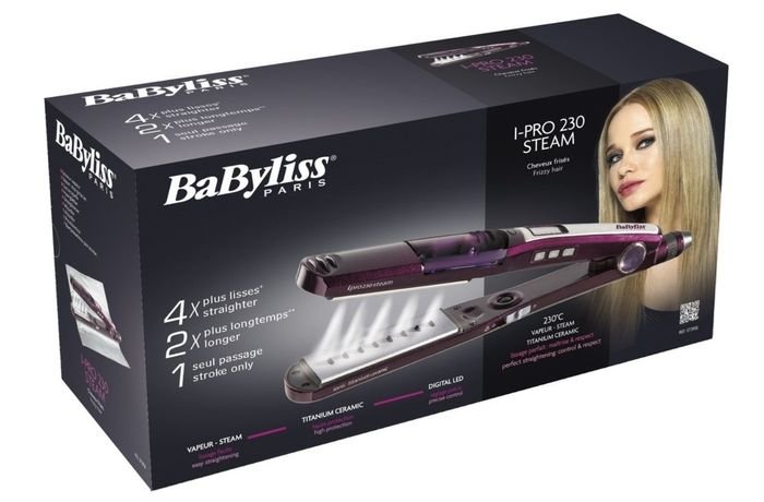 Parná žehlička na vlasy BaByliss ST395E IPRO 230