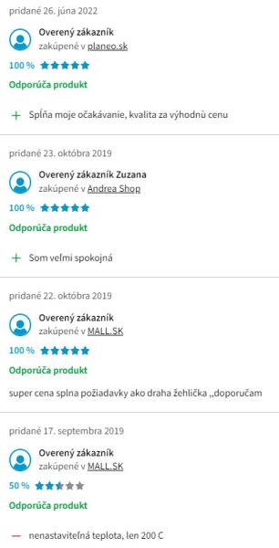 Recenzie a skúsenosti so žehličkou na vlasy Sencor SHI 131