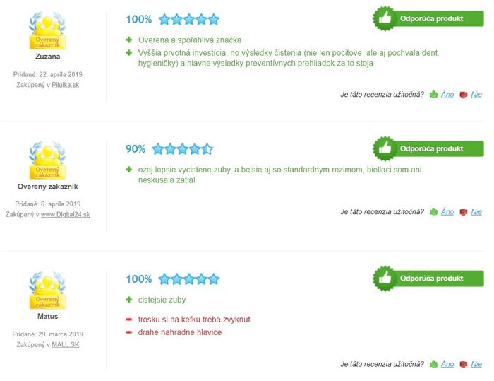 Recenzie a skúsenosti so zubnou kefkou Philips Sonicare HealthyWhite Pink HX6762/43