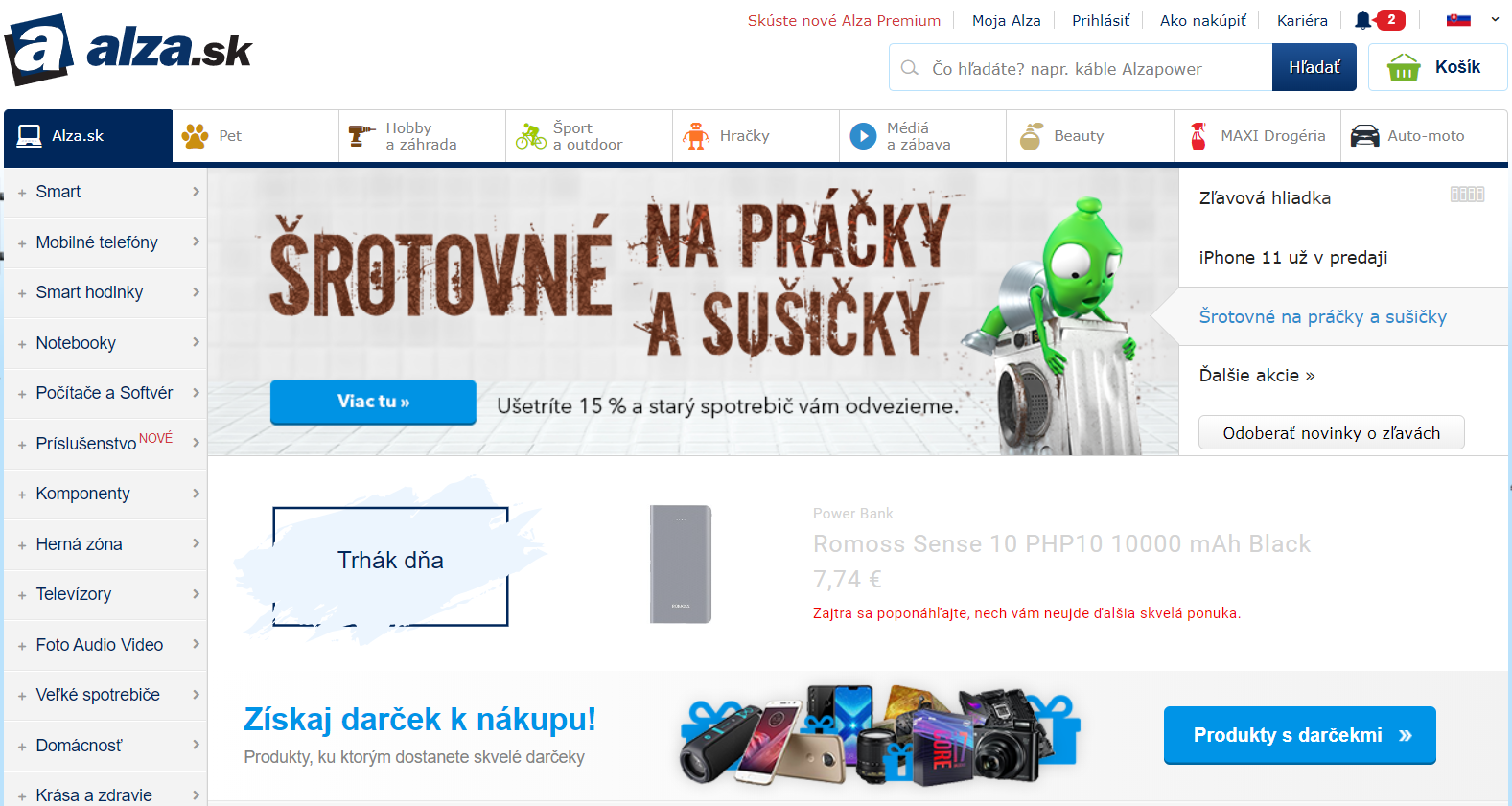 Internetový obchod Alza.sk