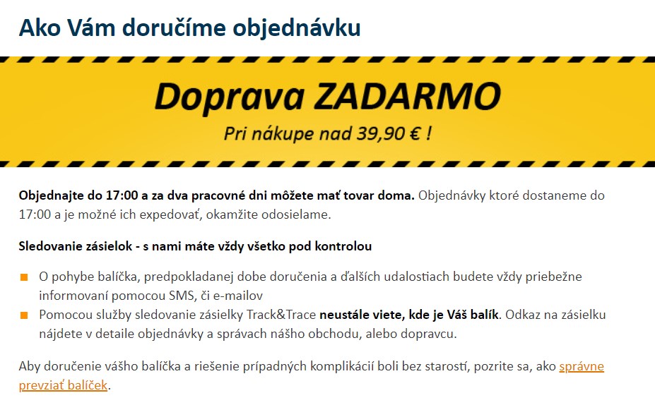 nazuby.sk doprava zdarma