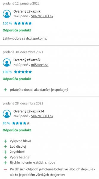 Recenzie a skúsenosti s holiacim strojčekom Xiaomi Mi Electric Shaver