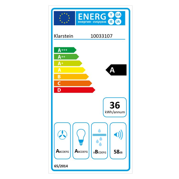 Klarstein Kronleuchter L energetický štítok