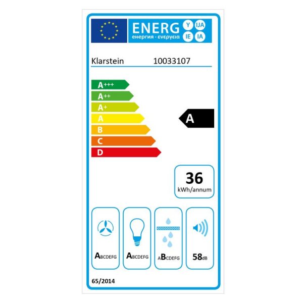 Klarstein Kronleuchter L energetický štítok