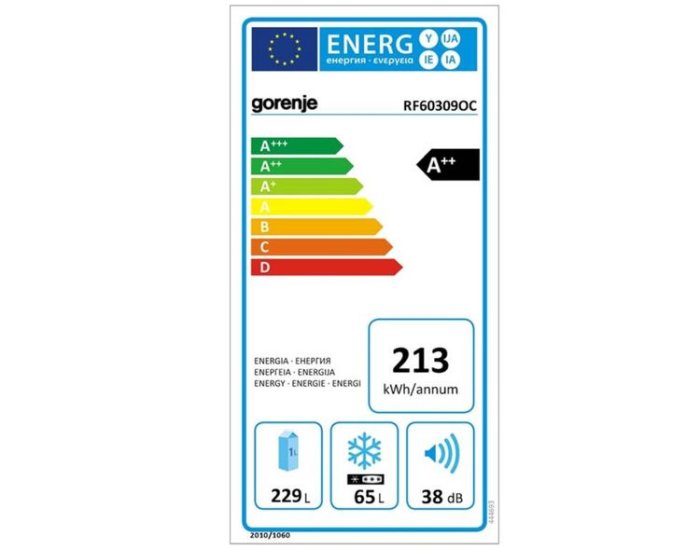 Gorenje RF 60309OC - energetický štítok