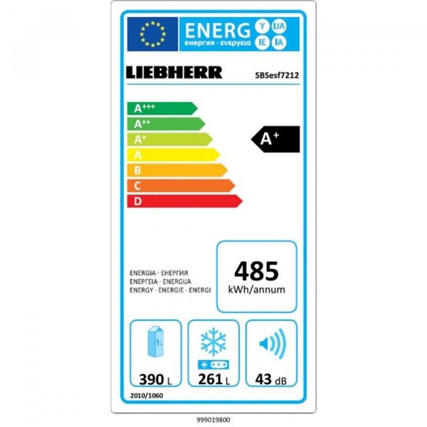 Liebherr SBSesf 7212 energetický štítok