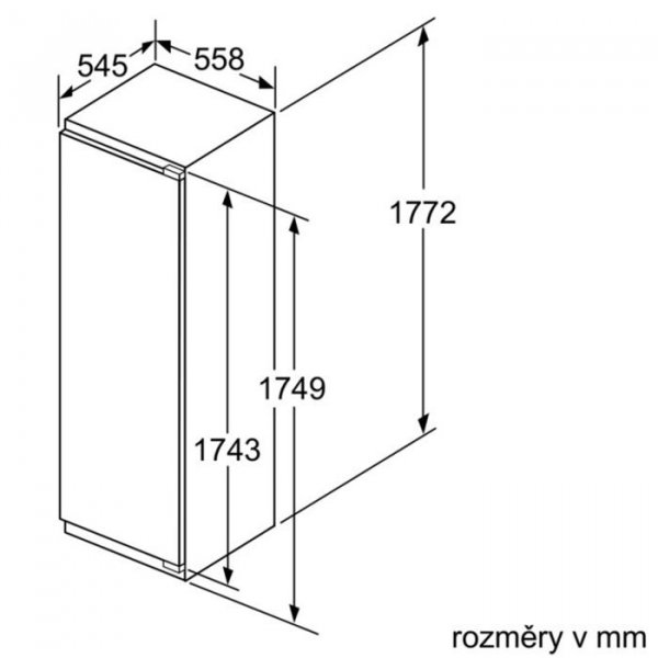 Siemens KI 81RAD30 rozmery