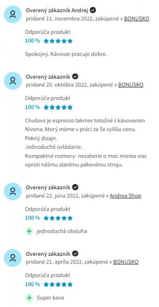 Recenzie a skúsenosti s automatickým kávovarom Nivona NICR 520