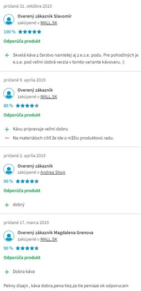 Recenzie a skúsenosti s kávovarom DeLonghi ECO 311 R