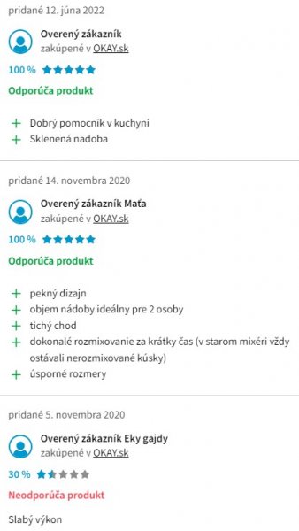 Recenzie a skúsenosti so stolným mixérom Orava RM 205