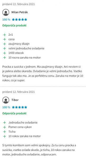 Recenzie a skúsenosti s práčkou so sušičkou LG F48J3TM5W