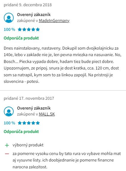 Recenzie a skúsenosti so samočistiacou rúrou Bosch HRG675BS1