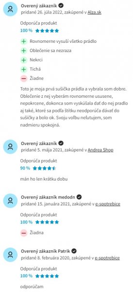 Recenzie a skúsenosti so sušičkou bielizne AEG AbsoluteCare T8DBG48WC