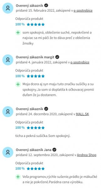 Recenzie a skúsenosti so sušičkou bielizne AEG ProSense T6DBG28SC