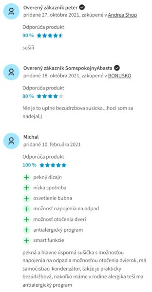 Recenzie a skúsenosti so sušičkou bielizne LG RC82EU2AV4Q