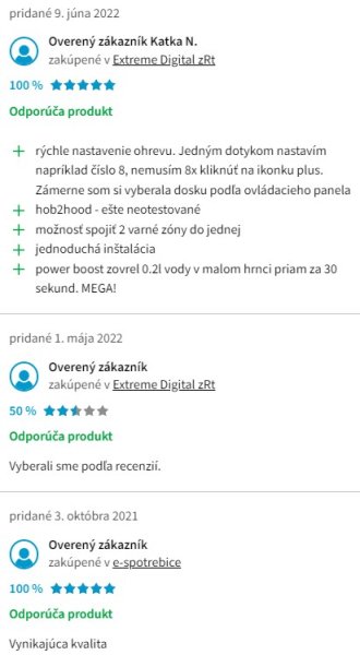 Recenzie a skúsenosti s varnou doskou Electrolux EIV634