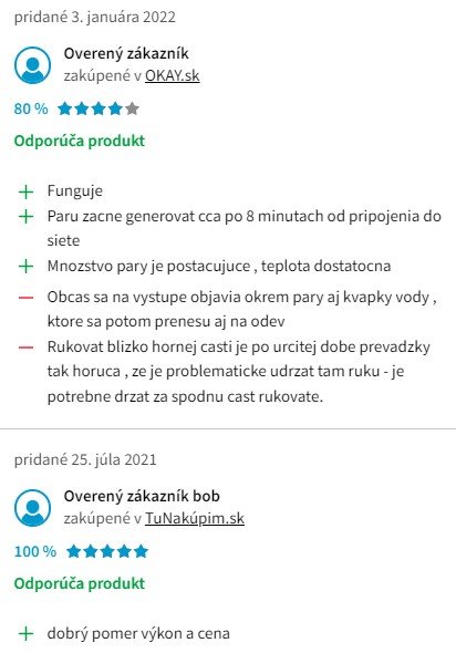 Recenzie a skúsenosti s naparovačom odevov Domo DO 7056 S