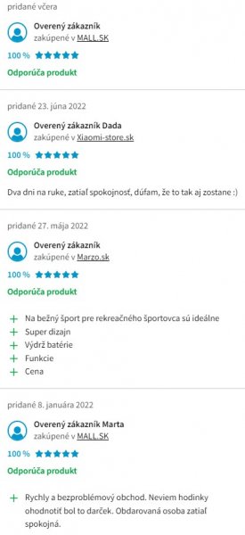 Recenzie a skúsenosti s Xiaomi Amazfit GTS