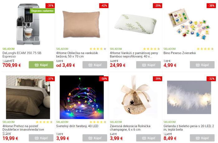 Black Friday 4home – zlacnené domáce spotrebiče a doplnky do domácnosti