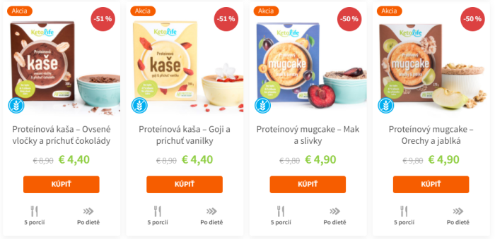 Black Friday KetoDiet – zlacnené kaše