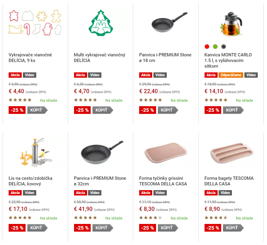 Tescoma Black Friday kuchynské potreby