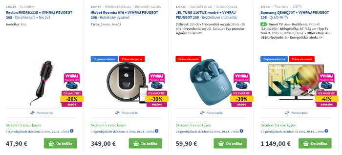 Black Friday v TPD – zlacnené spotrebiče